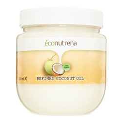 ECONUTRENA Organiс Coconut oil pet Органическое рафинированное кокосовое масло 500мл