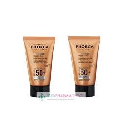 Filorga UV-Bronze Fluide Solaire Anti-Age SPF50 Très Haute Protection Visage 2x40ml * PROMO LE 2EME A 50% *Lot  × 2