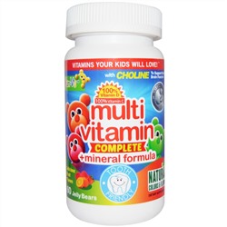Yum-V's, Поливитаминная и минеральная формула, фруктовый вкус, 60 мармеладных мишек