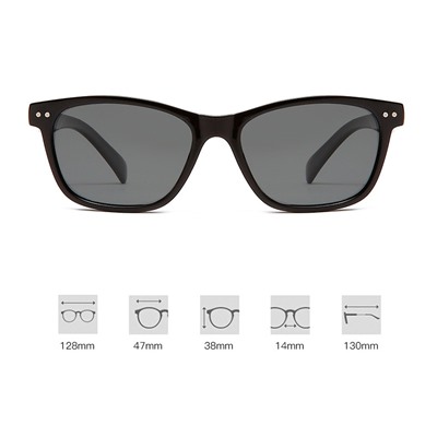 IQ10076 - Детские солнцезащитные очки ICONIQ Kids S5013 С1 черный