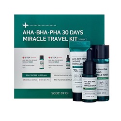 SOME BY MI AHA·BHA·PHA 30 DAYS MIRACLE TRAVEL KIT Набор: тонер, сыворотка, крем для лица 30мл+10мл+20г