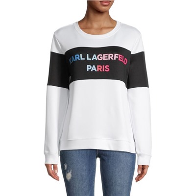 KARL LAGERFELD PARIS Colorblock Sweatshirt
