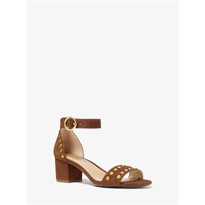 MICHAEL MICHAEL KORS Lena Studded Suede Sandal