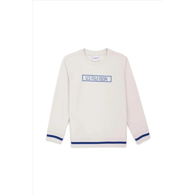 Çocuk Taş Basic Bisiklet Yaka Sweatshirt