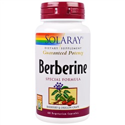 Solaray, Berberine Special Formula, 60 Veggie Capsules