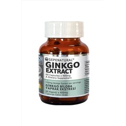 Sepe Natural Ginkgo Biloba Extract 60 Kapsül Ginko Ekstrakt Ekstresi 000032-A