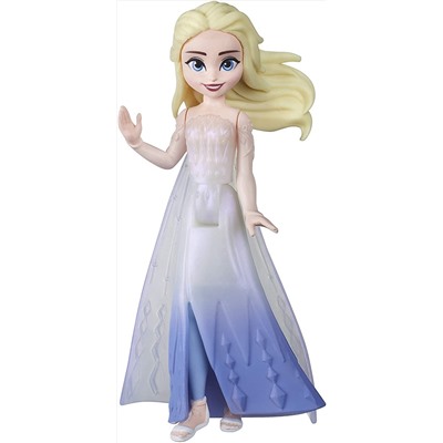 Disney Frozen Queen Elsa Small Doll with Removable Cape Inspired by Frozen 2 Movie, Toy for Kids 3 and Up