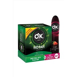 Okey Rötar 45'li Prezervatif & Çilek Kayganlaştırıcı Jel 100 Ml 6002260