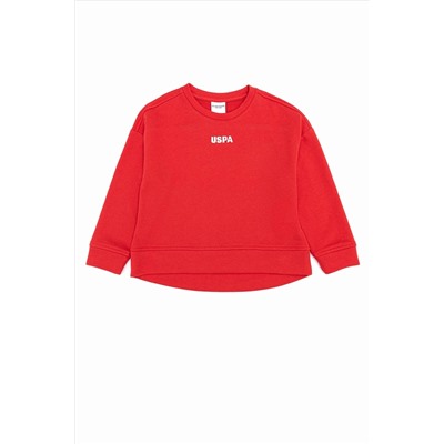 Çocuk Kırmızı Basic Sweatshirt