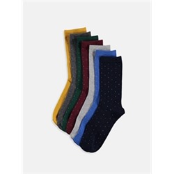 Erkek Çocuk Soket Çorap 7'li Ürün Kodu: 9W2667Z4 - K00 - Karişik Renk İpl