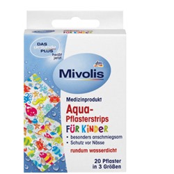Mivolis Aqua-Pflasterstrips für Kinder, 20 St