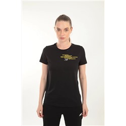 New Balance Kadın Women's Tee Tişört WPT030-BK