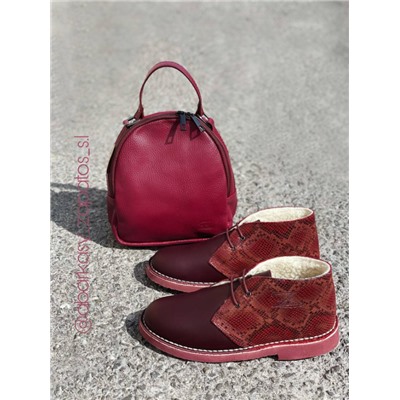 AB.Zapatos 4525 burdeos+AB.Z · Pelle · mochila NAPA (630)