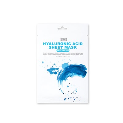 TENZERO HYALURONIC ACID SHEET MASK Тканевая маска для лица с гиалуроновой кислотой 25мл