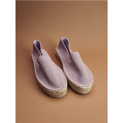 Espadrilles aus Leder