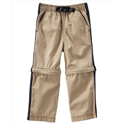 Zip-Off Convertible Canvas Pants