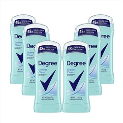 Degree Antiperspirant Deodorant 24 Hour Dry Protection Shower Clean Deodorant for Women 2.6 oz, 2шт