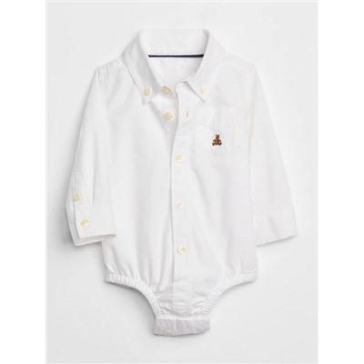 Baby Oxford Button-Up Bodysuit