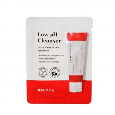 MIZON GOOD BYE BLEMISH LOW pH CLEANSER Пенка для умывания [POUCH] 2мл