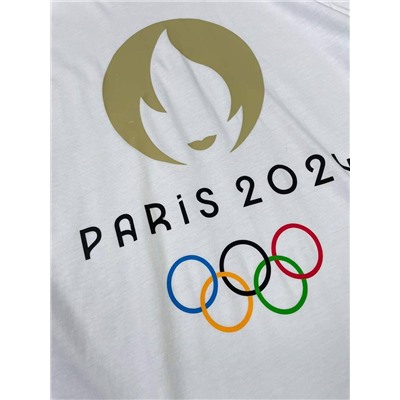Футболка с официальной символикой летней олимпиады в Париже