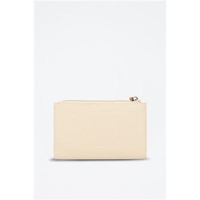 Monedero Bea Beige y naranja