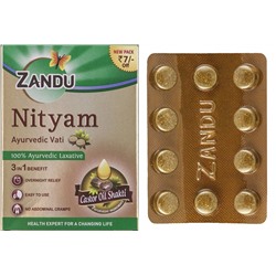ZANDU Nityam Нитьям для нормализации пищеварения 10таб