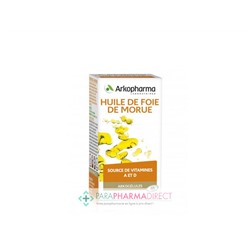 ArkoPharma ArkoGélules - Huile de Foie de Morue - Source de Vitamines A et D - 60 capsules