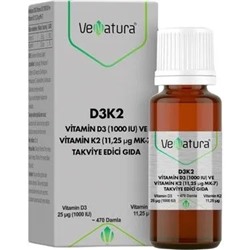 VeNatura Vitamin D3 Ve Vitamin K2
