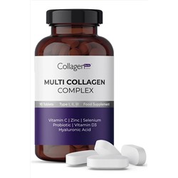 Collagen Forte Platinum Multi Collagen Complex, Probiyotik, Çinko, Selenyum, Vitamin C,e,d3 & Hyalüronik Asit 90 Tablet 8682340346325