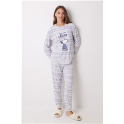 Pijama largo súper soft Snoopy