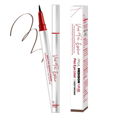 PAUL MEDISON Vivid Pen Eyeliner Deep Brown Подводка для глаз 0,5г