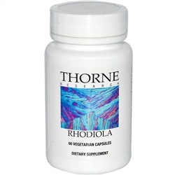 Thorne Research, Родиола, 60 вегетарианских капсул