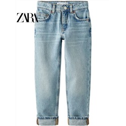 Весенние новинки ZAR*A 2024 классические джинсы для мальчиков
