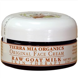 Tierra Mia Organics, Лечебное средство для кожи с сырым козьим молоком, оригинальный крем для лица, 2 унции