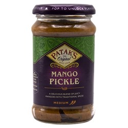 PATAK`S Mango Pickle Mild Пикули Манго среднеострые 283г