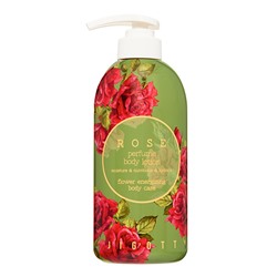 Jigott Rose Perfume Body Lotion Парфюмированный лосьон для тела с экстрактом розы  500мл