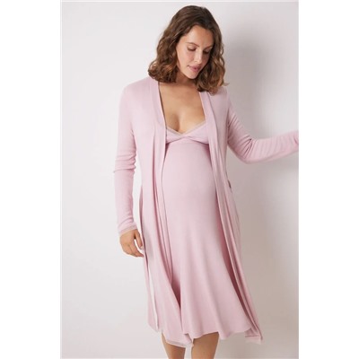 Bata "maternity" midi soft touch rosa