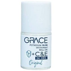 Grace Potassium Alum Deodorant Roll On Original Formula + C&E 30 ML