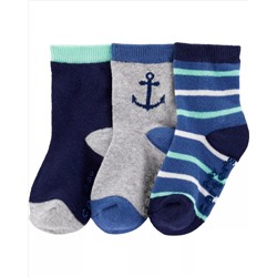 3-Pack Anchor Socks