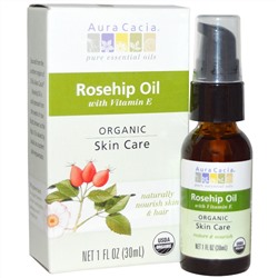 Aura Cacia, Organic, Rosehip Oil, 1 fl oz (30 ml)