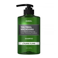 Tea Tree & Macadamia Deep Cleansing Shampoo_Ylang Ylang Глубокоочищающий шампунь на основе чайного дерева и макадамии с ароматом иланг-иланг