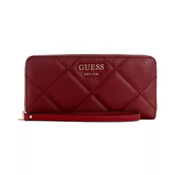 GUESS Fantine Large Zip Around Quilted Wallet