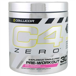 Cellucor, C4 Zero, перед тренировкой, розовый лимонад, 9.0 унций (255 г)