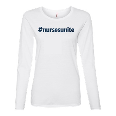 UA #NursesUnite Women's Fitted Long Sleeve Tee