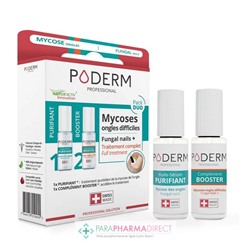 Poderm Pack Duo Pour Mycoses et Ongles Difficiles 2x8 ml