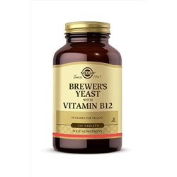 Solgar Brewer's Yeast With Vitamin B12 250 Tablet 16580.3
