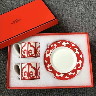 В европейском стиле Herme*s, керамический набор кофейной чашки и блюдце