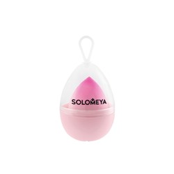 [SOLOMEYA] Спонж для макияжа ДВУСТОРОННИЙ XL со срезом розовый градиент Large Flat End Blending Sponge Pink Gradient, 1 шт