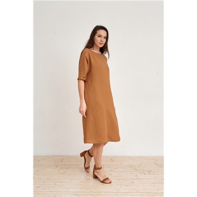 Платье – П110ТВ светло-коричневый