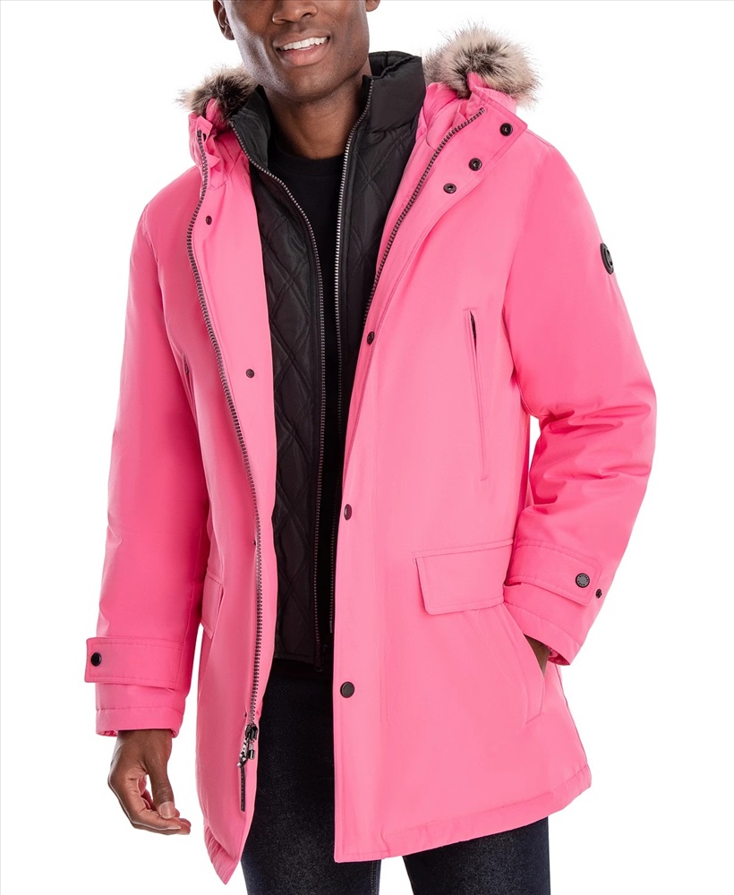 Michael kors hooded on sale bib snorkel parka